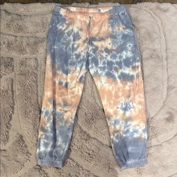 oli / viv Pants - Tie-Dye Joggers in Blue and Orange